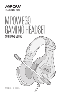 Manuale MPOW BH376A EG9 Headset