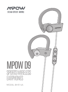 Manual de uso MPOW BH314A D9 Auriculares