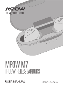 Manual MPOW BH389A M7 Headphone