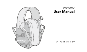 Manual de uso MPOW HP094A Auriculares