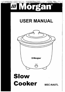 Manual Morgan MSC-NA07L Slow Cooker