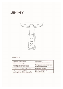 Manual de uso Jimmy VW302 Limpiacristales