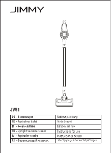 Manual de uso Jimmy JV51 Aspirador