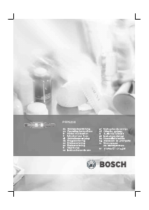 Руководство Bosch PFP5230 Электрическая грелка