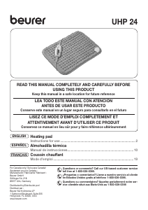 Handleiding Beurer UHP 24 Warmtekussen