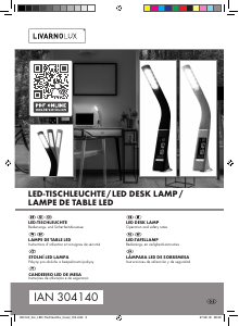 Mode d’emploi LivarnoLux IAN 304140 Lampe