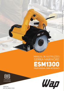 Manual WAP ESM 1300 Serra circular
