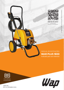 Manual WAP Maxi Plus 1800 Máquina de limpeza a alta pressão