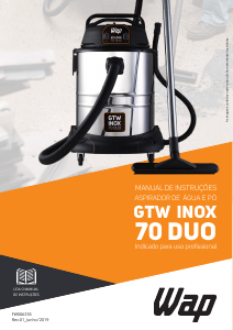 Manual WAP GTW Inox 70 Duo Aspirador