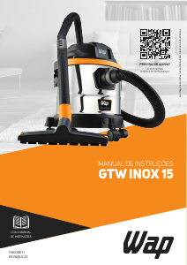 Manual WAP GTW Inox 15 Aspirador