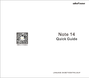 Manuale Ulefone Note 14 Telefono cellulare