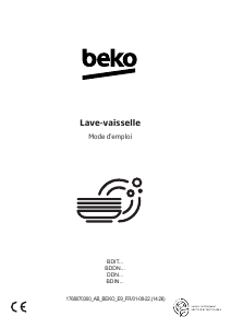 Mode d’emploi BEKO BDDN36420D Lave-vaisselle