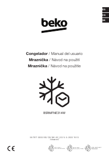 Manual de uso BEKO B5RMFNE314W Congelador