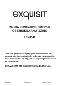 Handleiding Exquisit EBM4546 Magnetron