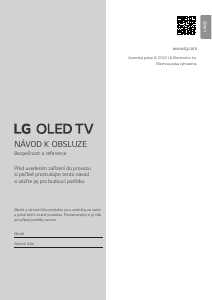 Manuál LG 42LX1Q3LA OLED televize