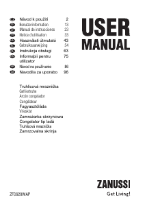 Manual Zanussi ZFC 620 WAP Congelator