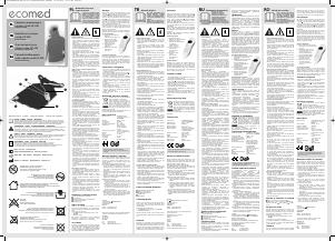 Instrukcja Ecomed HP-45E Poduszka rozgrzewająca
