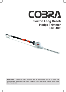 Handleiding Cobra LRH40E Heggenschaar