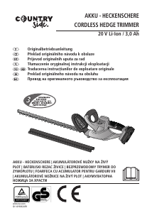 Manual Countryside ET1609 Trimmer de gard viu