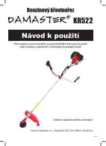 Manuál Damaster KR522 Strunová sekačka