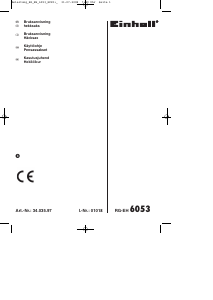 Käyttöohje Einhell RG-EH 6053 Pensasleikkuri