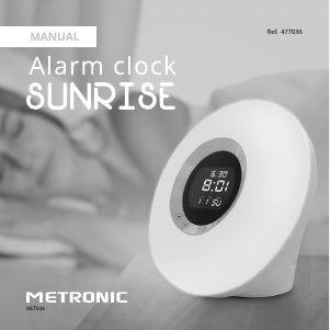 Manual de uso Metronic MET838 Wake-up light