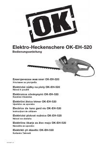 Manual OK OK-EH-520 Trimmer de gard viu
