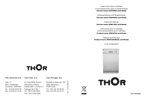 Mode d’emploi Thor TLV1 45 BLANCO Lave-vaisselle