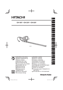 Manual Hitachi CH 65Y Hedgecutter