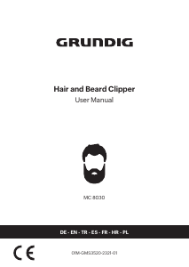 Manual Grundig MC 8030 Hair Clipper