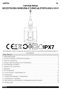 Instrukcja Hoffen AL-5202 Szczoteczka elektryczna