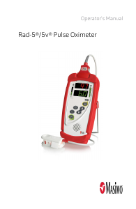 Handleiding Masimo Rad-5v Pulse-oxymeter