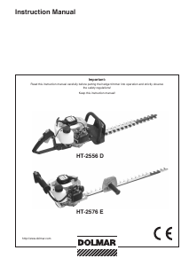 Manual Dolmar HT-2556 D Hedgecutter