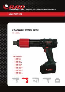 Handleiding RAD B-RAD 700 Slagmoersleutel