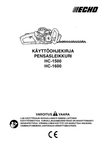 Käyttöohje Echo HC-1500 Pensasleikkuri