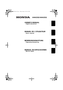 Handleiding Honda HHH25D Heggenschaar