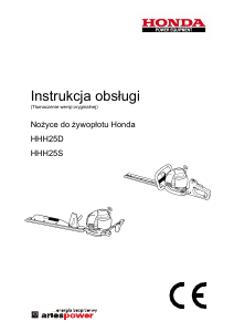 Instrukcja Honda HHH25D Nożyce do żywopłotu