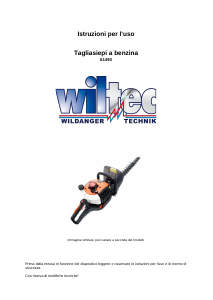 Manuale Wiltec 61493 Tagliasiepi