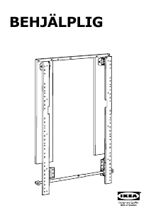 Manuale IKEA BEHJALPLIG Cerniera