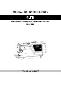 Manual de uso Alfa 1930 Máquina de coser