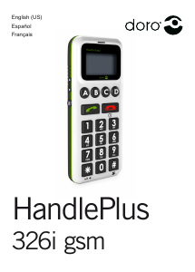 Handleiding Doro 326i HandlePlus Mobiele telefoon