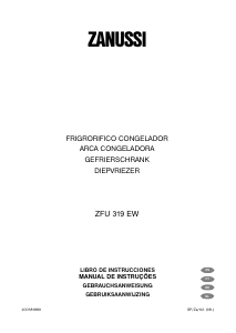 Manual de uso Zanussi ZFU 319 EW Congelador