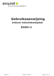 Manual Exquisit EKI 901-2 Hob