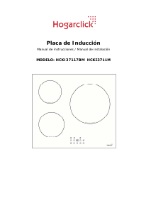 Manual de uso Hogarclick HCKI3711M Placa