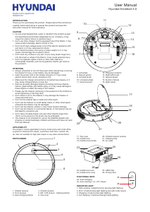 Manual Hyundai HHA422101 Homebot 3.0 Vacuum Cleaner