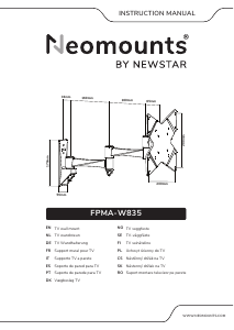 Handleiding Neomounts FPMA-W835 Muurbeugel