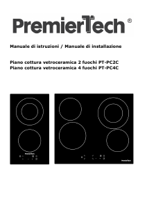 Manuale PremierTech PT-PC4C Piano cottura