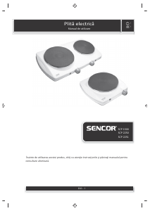 Manual Sencor SCP 1500 Plită