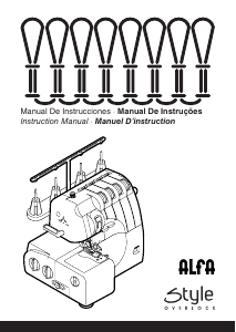 Manual de uso Alfa 8708 Máquina de coser