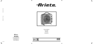 Kullanım kılavuzu Ariete 808 Isıtıcı
